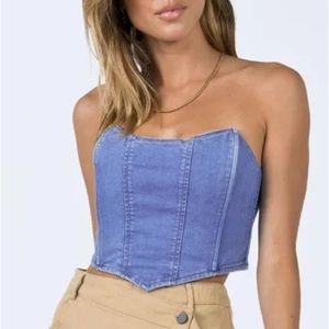 Princess Polly Denim Bustier